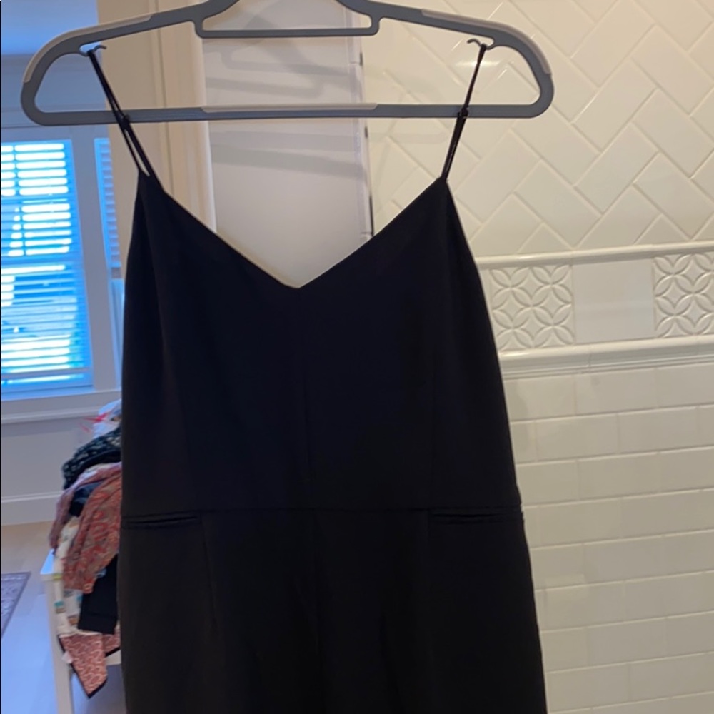 Black crepe jumper